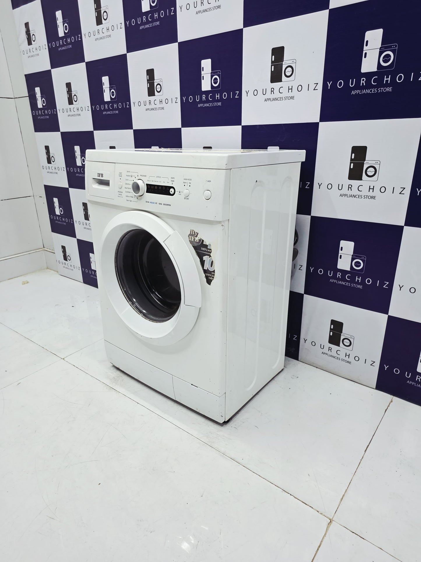 IFB 6kg Front Load Fully Automatic Washing Machine Diva Aqua VX  (Pre-Owned)