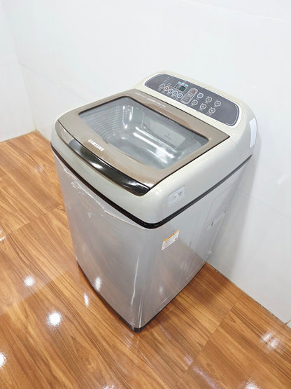Samsung 6.2 Kg + 1 Kg Fully Automatic Top Load Washing Machine – Silver (Refurbished)