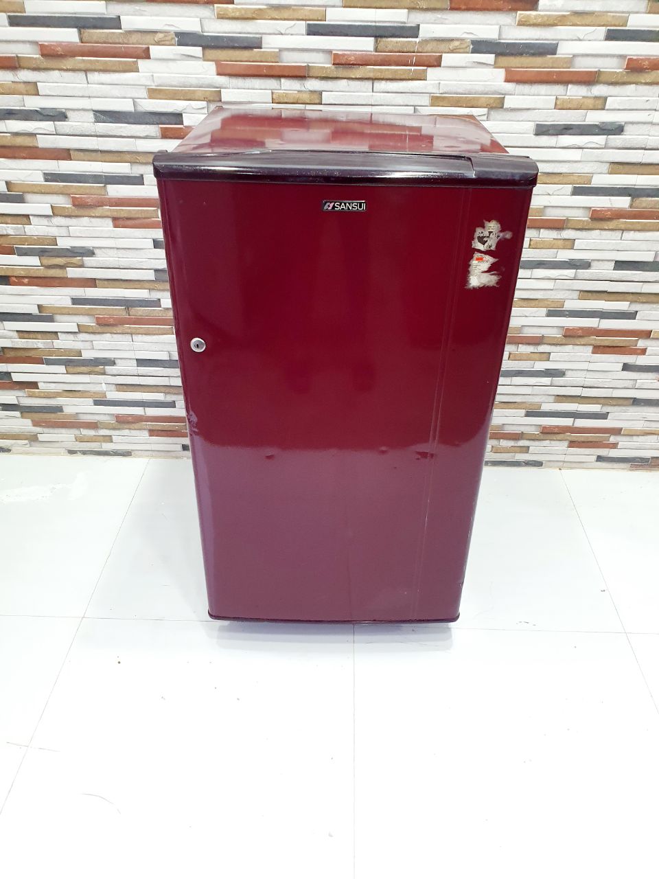 Sansui 170L Direct Cool Single Door Refrigerator – Maroon (Refurbished)
