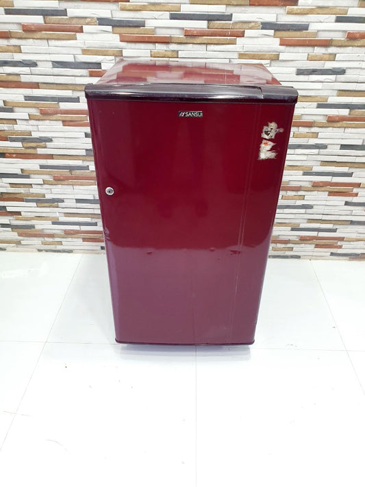 Sansui 170L Direct Cool Single Door Refrigerator – Maroon (Refurbished)