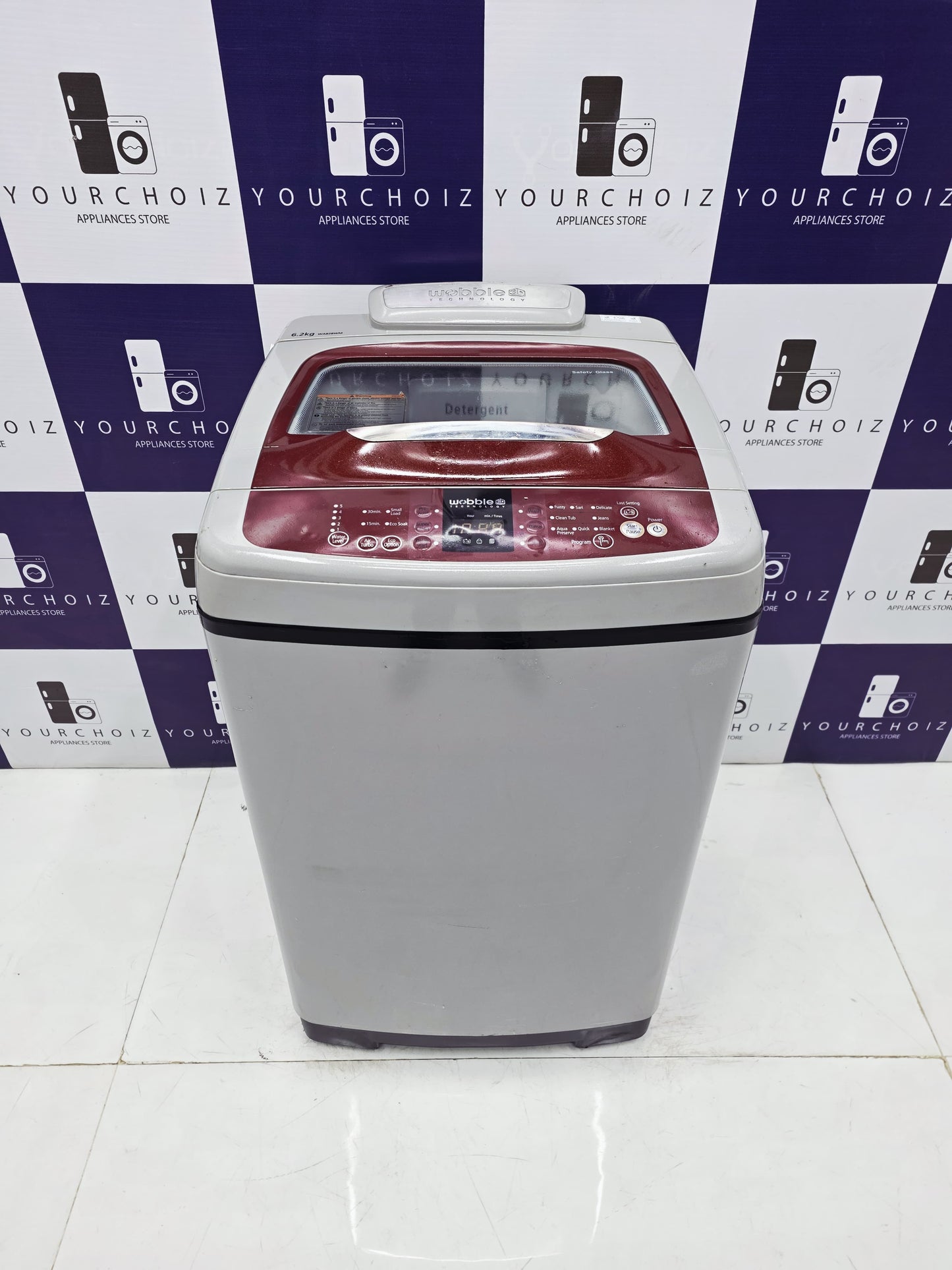 Samsung 6.2kg Top Load Fully Automatic Washing Machine Wobble (Pre-Owned)