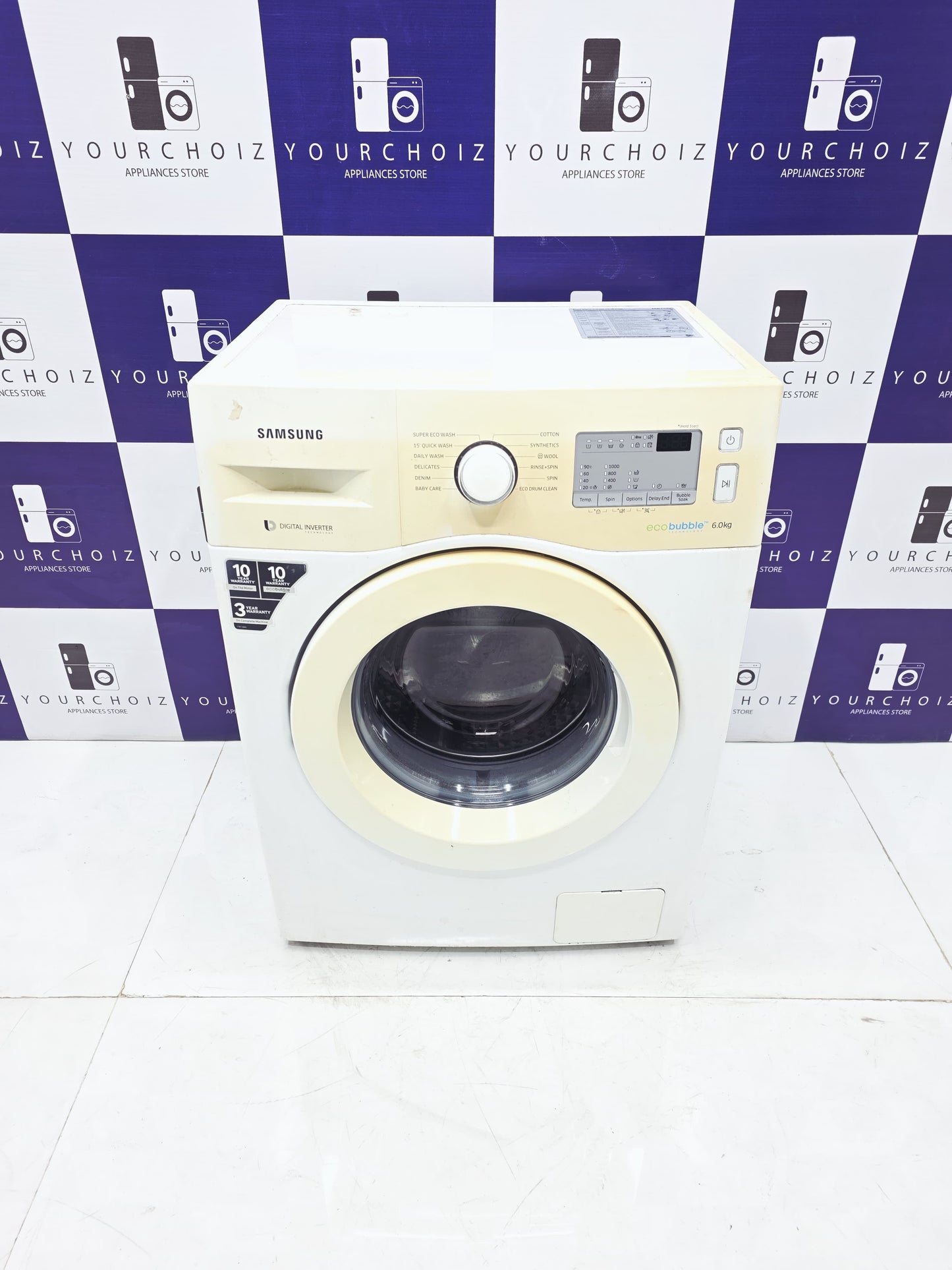 Samsung 6kg Front Load Fully Automatic Washing Machine Digital Inverter 
 (Pre-Owned)