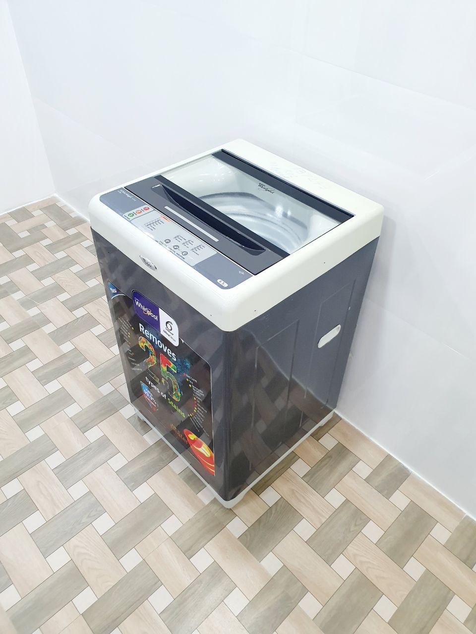 Whirlpool 6.5 Kg Fully Automatic Top Load Washing Machine – Grey (Refurbished)