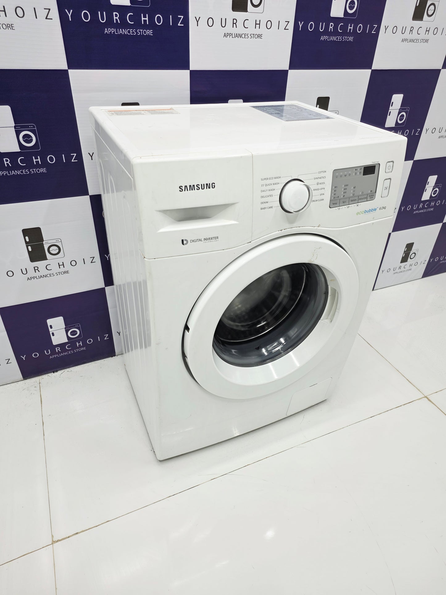 Samsung 6kg Front Load Fully Automatic Washing Machine Digital Inverter (Pre-Owned)