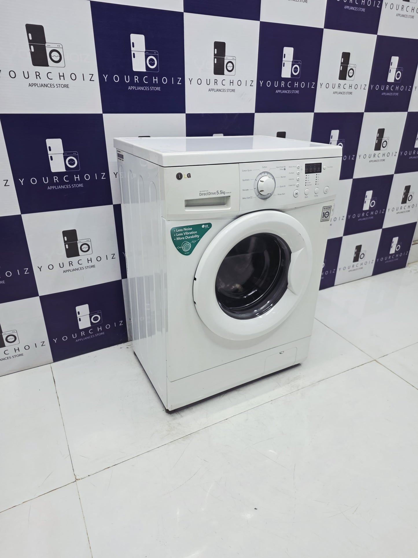 LG 5.5kg Front Load Fully Automatic Washing Machine Direct Drive  (Pre-Owned)