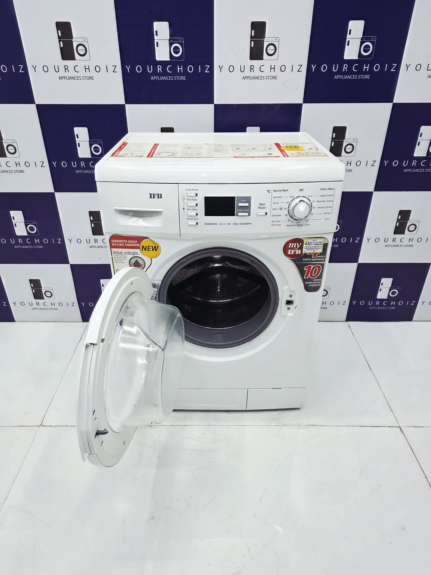 IFB 6kg Front Load Fully Automatic Washing Machine Senorita Aqua VX (Pre-Owned)