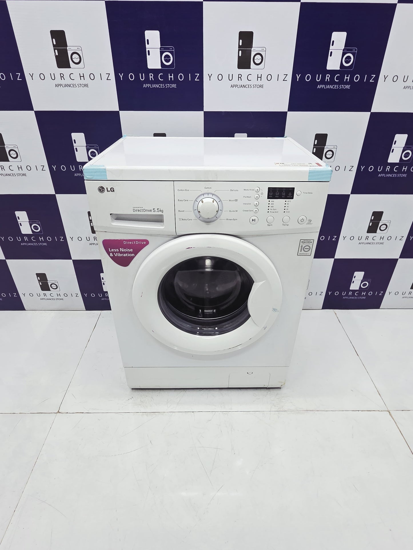LG 5.5kg Front Load Fully Automatic Washing Machine Direct Drive  (Pre-Owned)