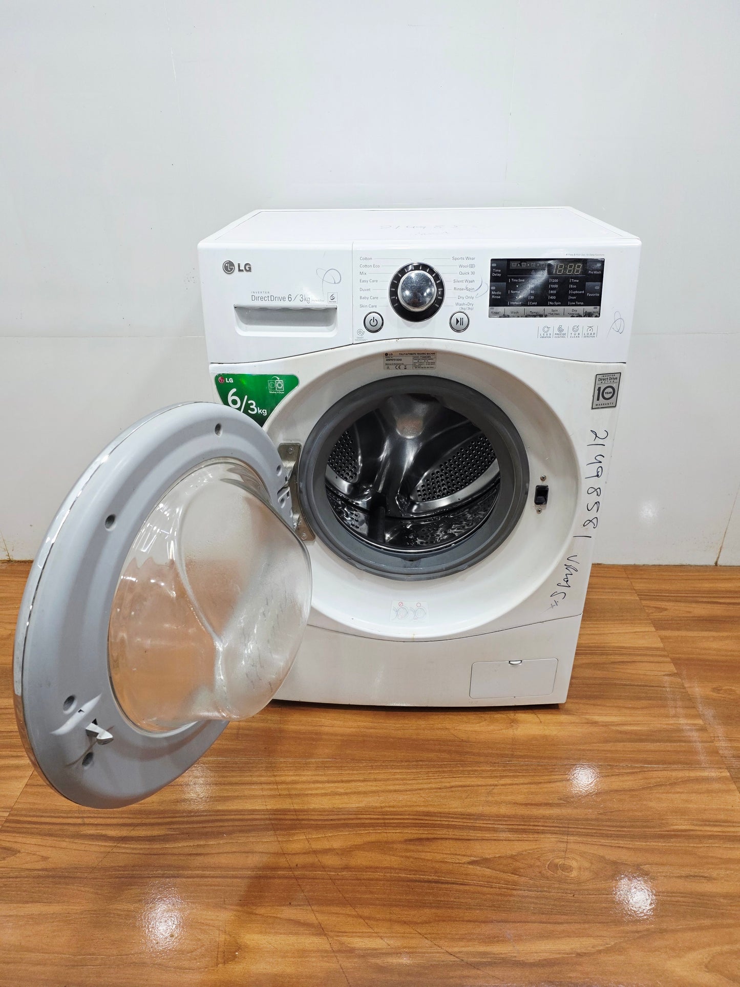 LG 6/3 Kg Fully Automatic Front Load Washing Machine – White (Refurbished)