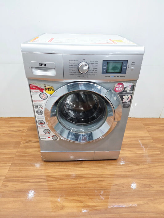 IFB 8 Kg Fully Automatic Front Load Washing Machine – Silver (Refurbished)