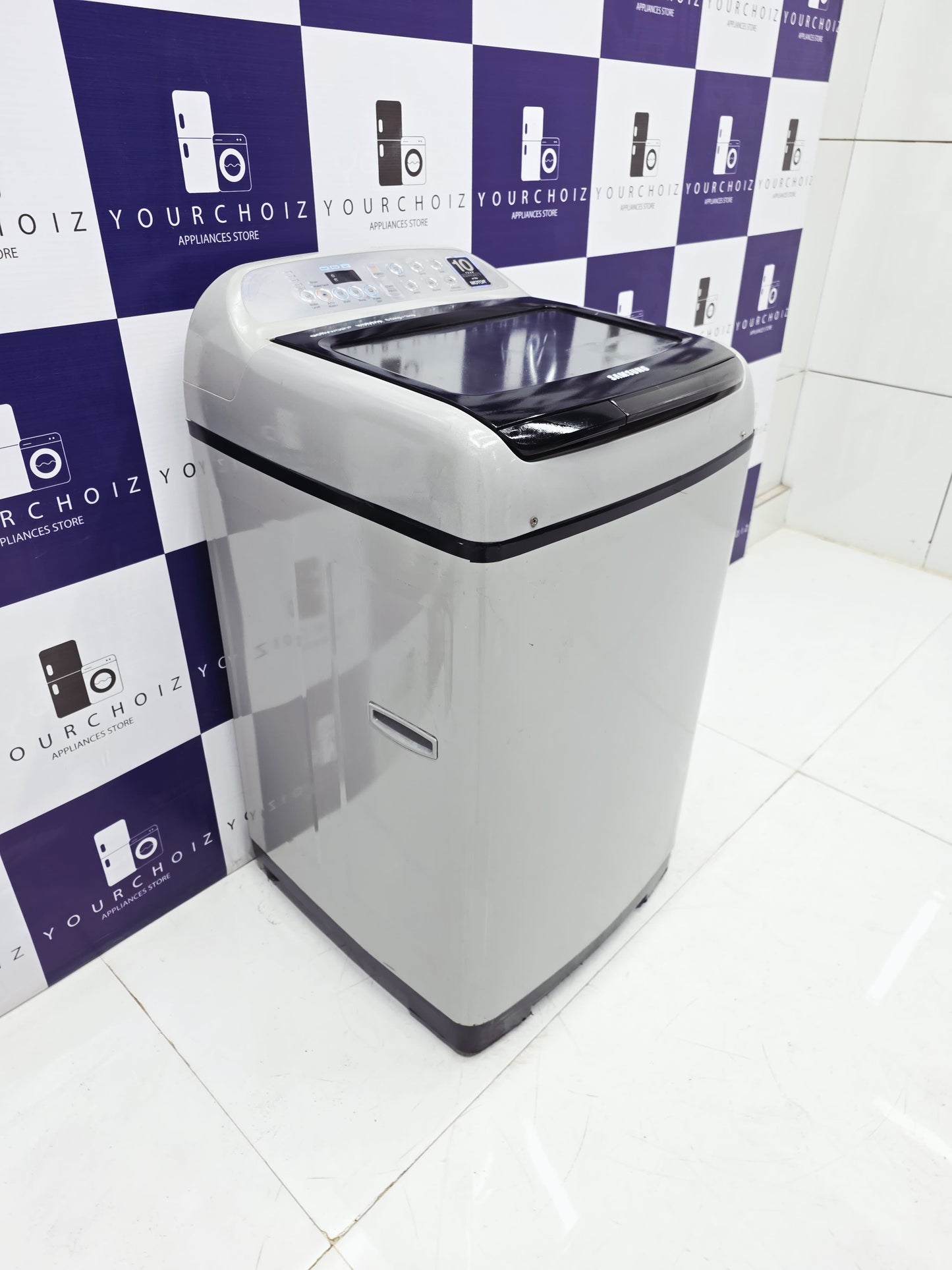 Samsung 6.5kg+1kg ActiveWash+ Wobble Technology Top Load Fully Automatic Washing Machine (Pre-Owned)