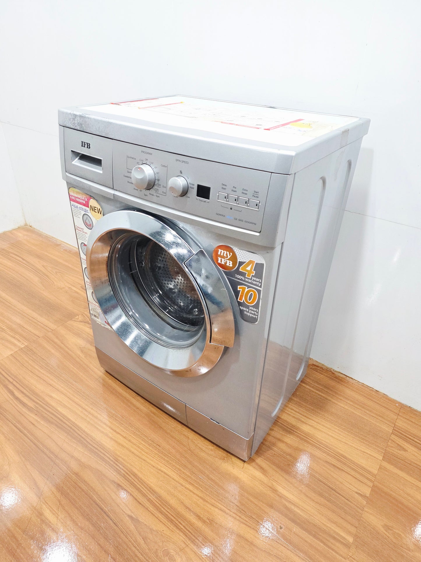 IFB 6 Kg Fully Automatic Front Load Washing Machine – Silver (Refurbished)