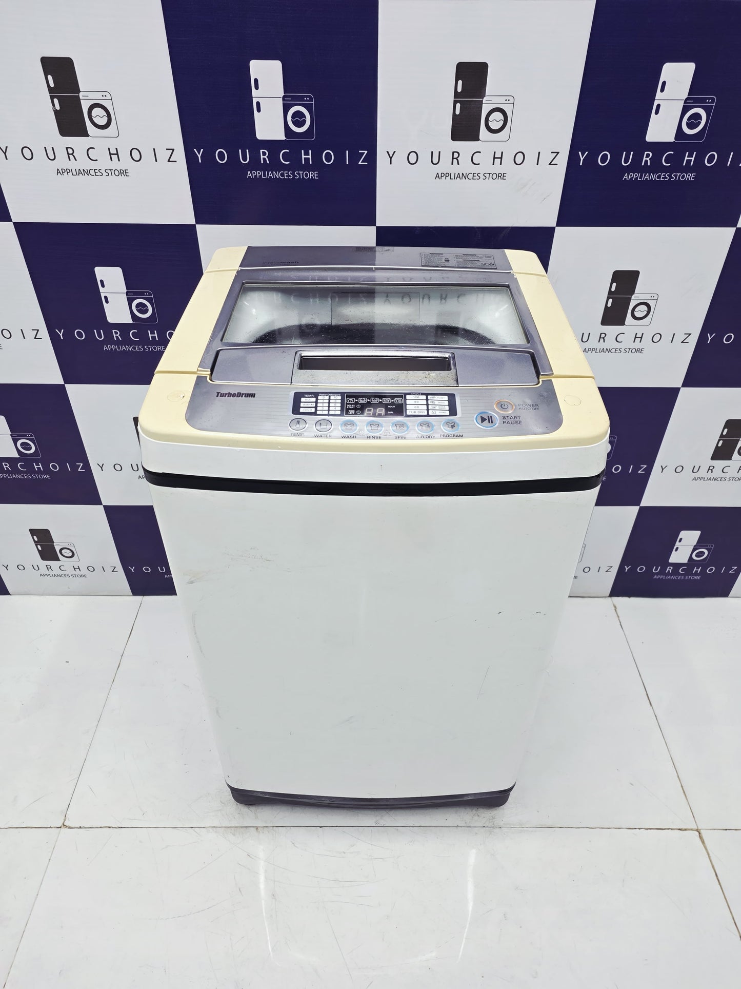 LG 6.2kg Top Load Fully Automatic Washing Machine TurboDrum (Pre-Owned)
