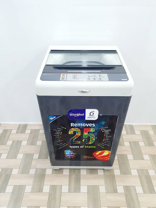 Whirlpool 6.5 Kg Fully Automatic Top Load Washing Machine – Grey (Refurbished)