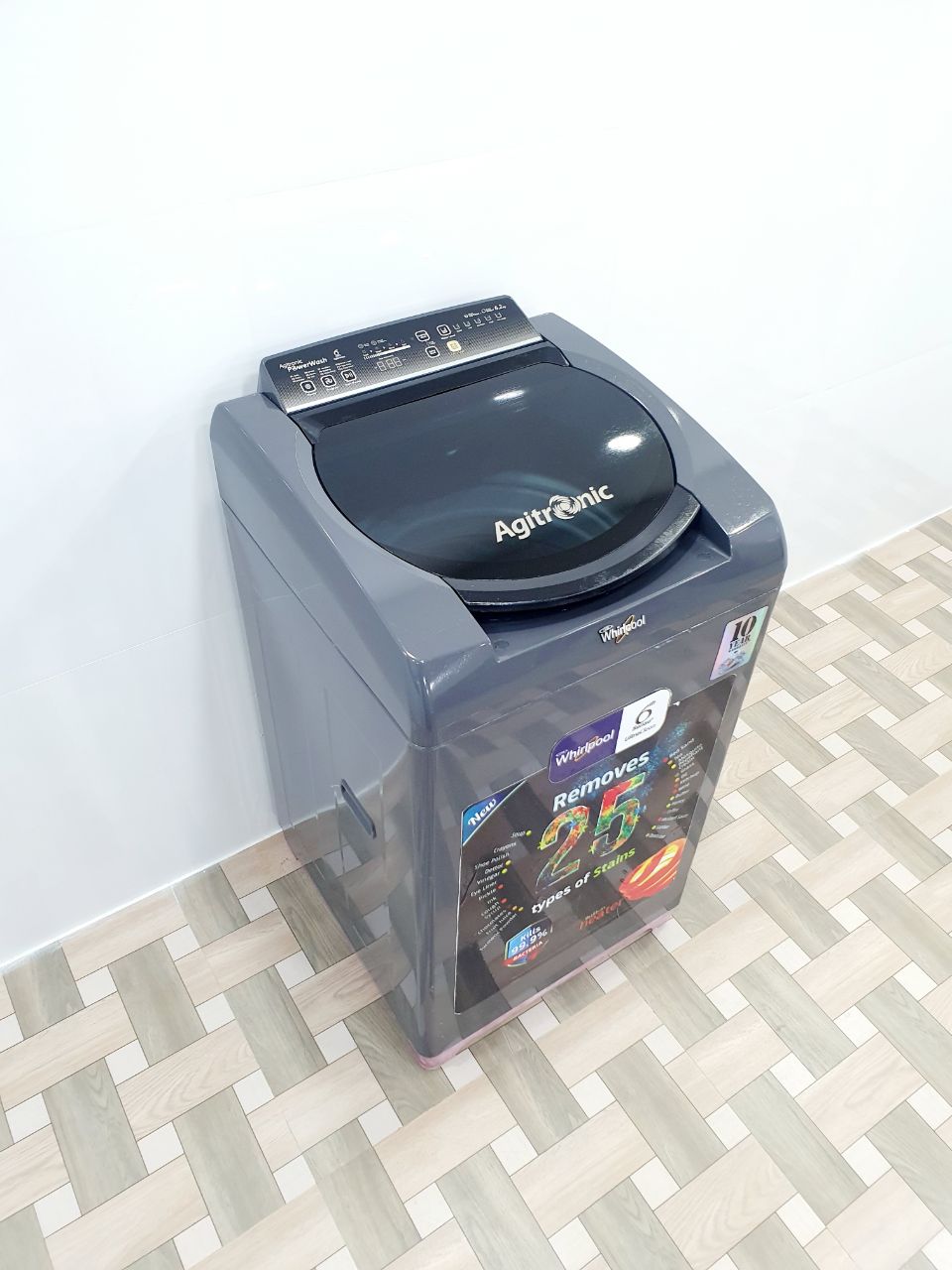 Whirlpool 6.5 Kg Fully Automatic Top Load Washing Machine – Dark Grey (Refurbished)