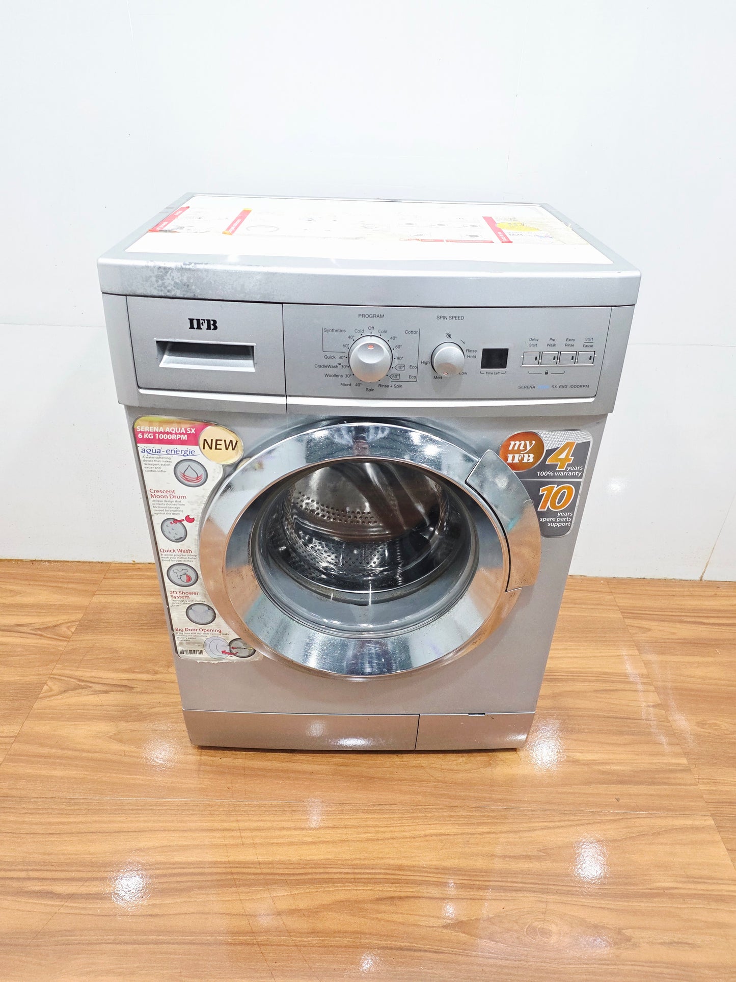 IFB 6 Kg Fully Automatic Front Load Washing Machine – Silver (Refurbished)