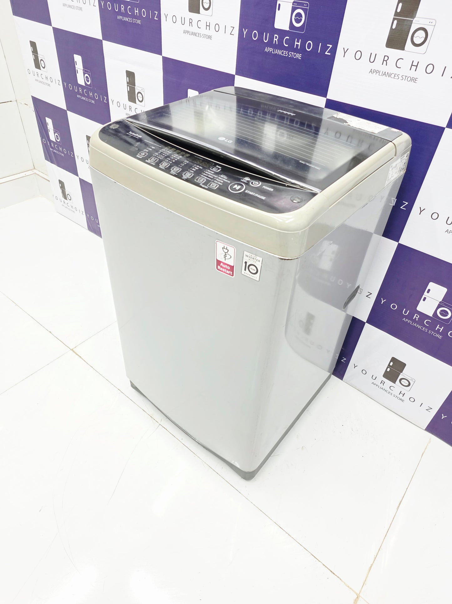 LG 7kg Top Load Fully Automatic Washing Machine Smart Inverter (Pre-Owned)