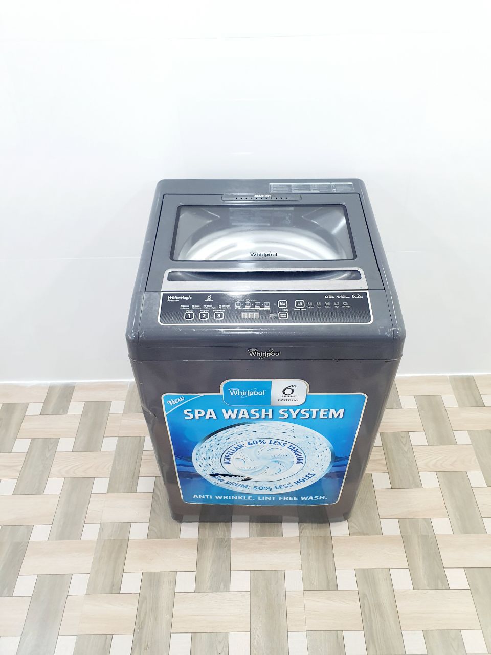 Whirlpool 6.2 Kg Fully Automatic Top Load Washing Machine – Grey (Refurbished)