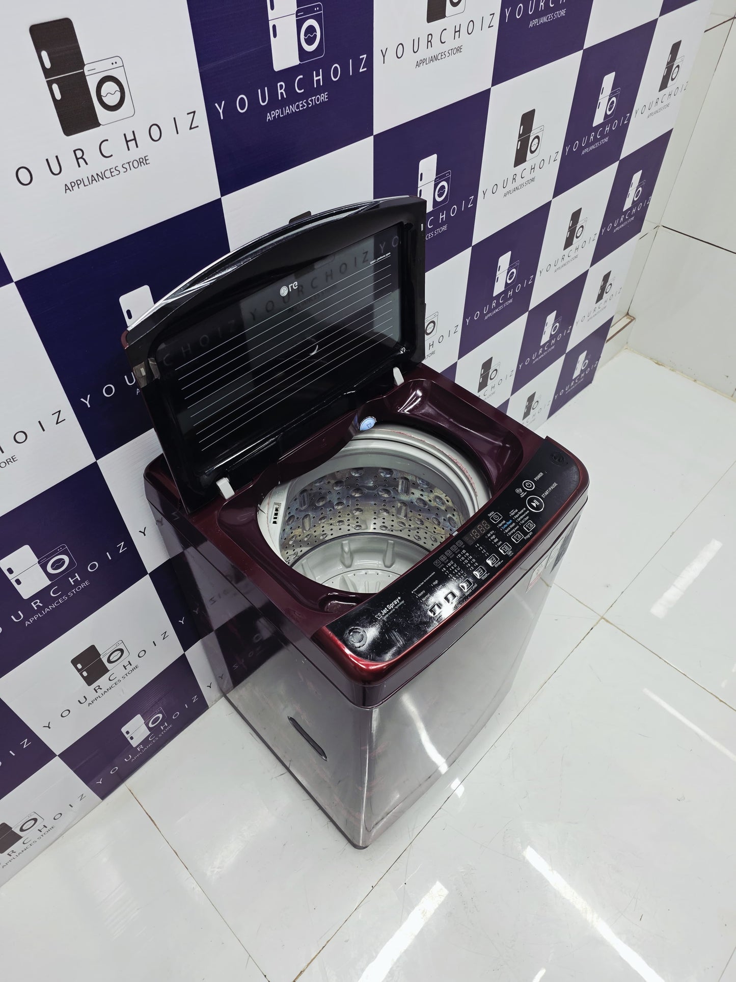 LG 7kg Top Load Fully Automatic Washing Machine Smart Inverter 
Jet Spray+ With Inverter Technology(Pre-Owned)