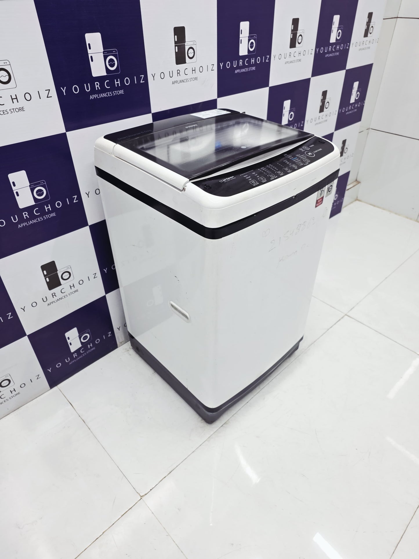 LG 6.5kg Top Load Fully Automatic Washing Machine Smart Inverter  (Pre-Owned)