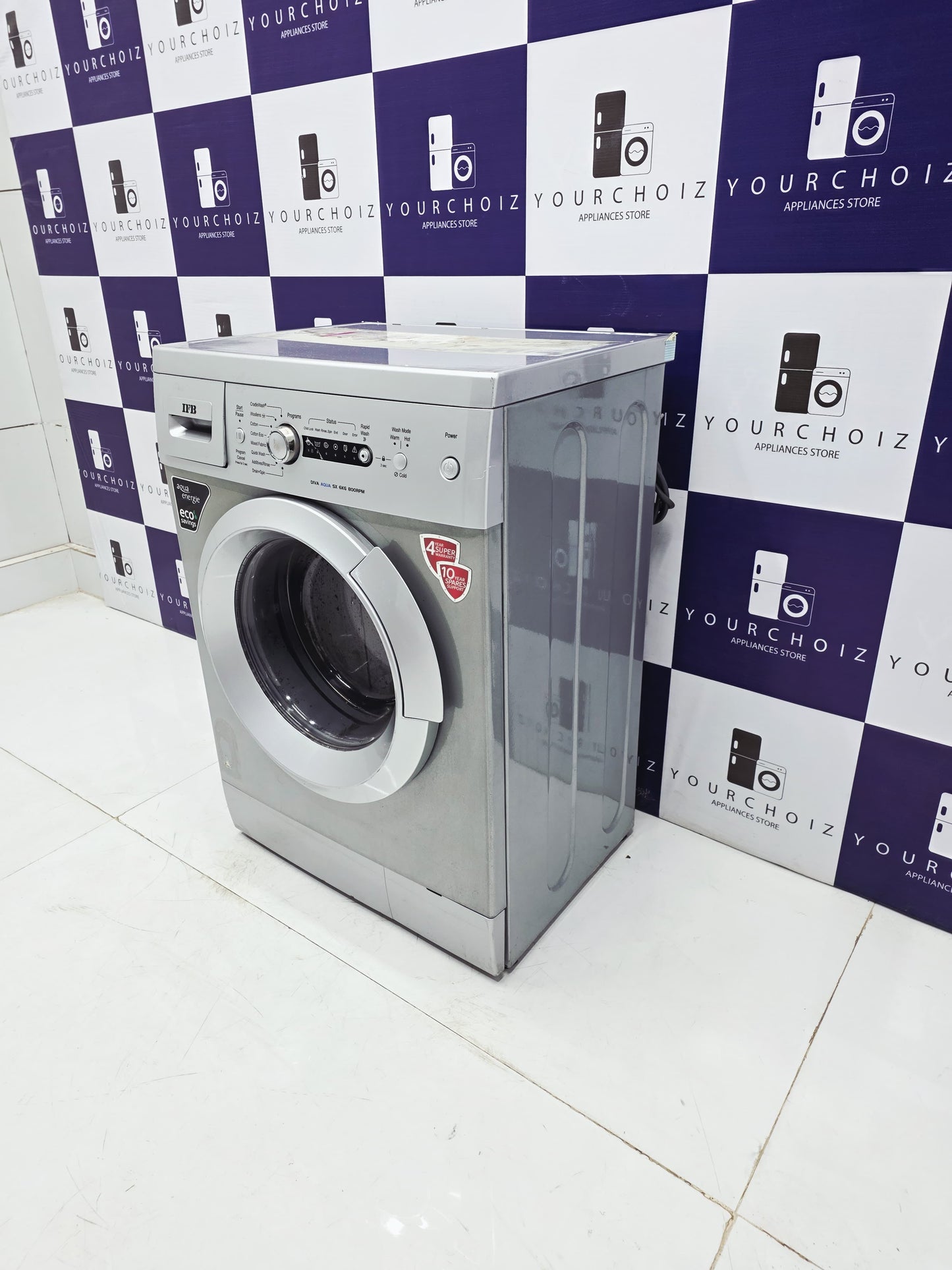 IFB 6kg Front Load Fully Automatic Washing Machine Diva Aqua  
 (Pre-Owned)