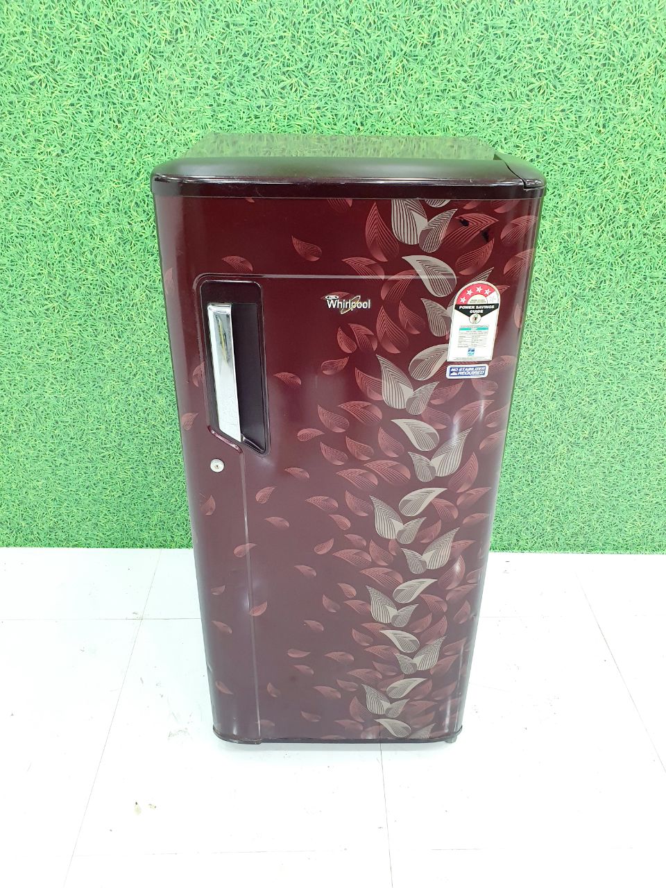 Whirlpool 190–200 L Single Door Refrigerator – Leaf Design (Refurbished