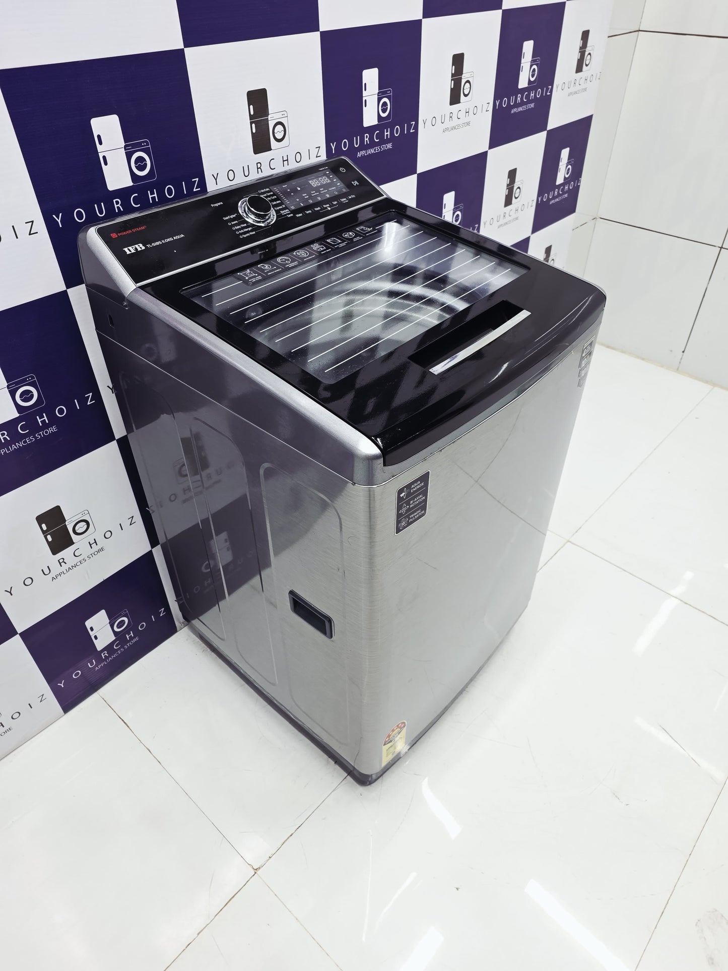 IFB 11kg Top Load Fully Automatic Washing Machine Power Steam  Aqua 
 (Pre-Owned)