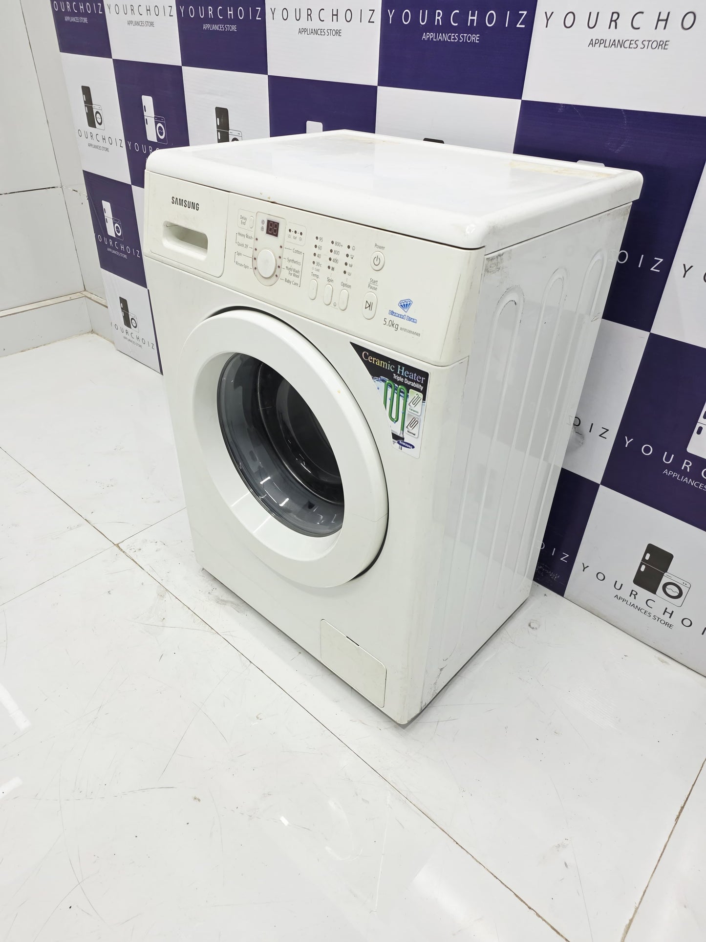 Samsung 5kg Front Load Fully Automatic Washing Machine Diamond Drum  (Pre-Owned)