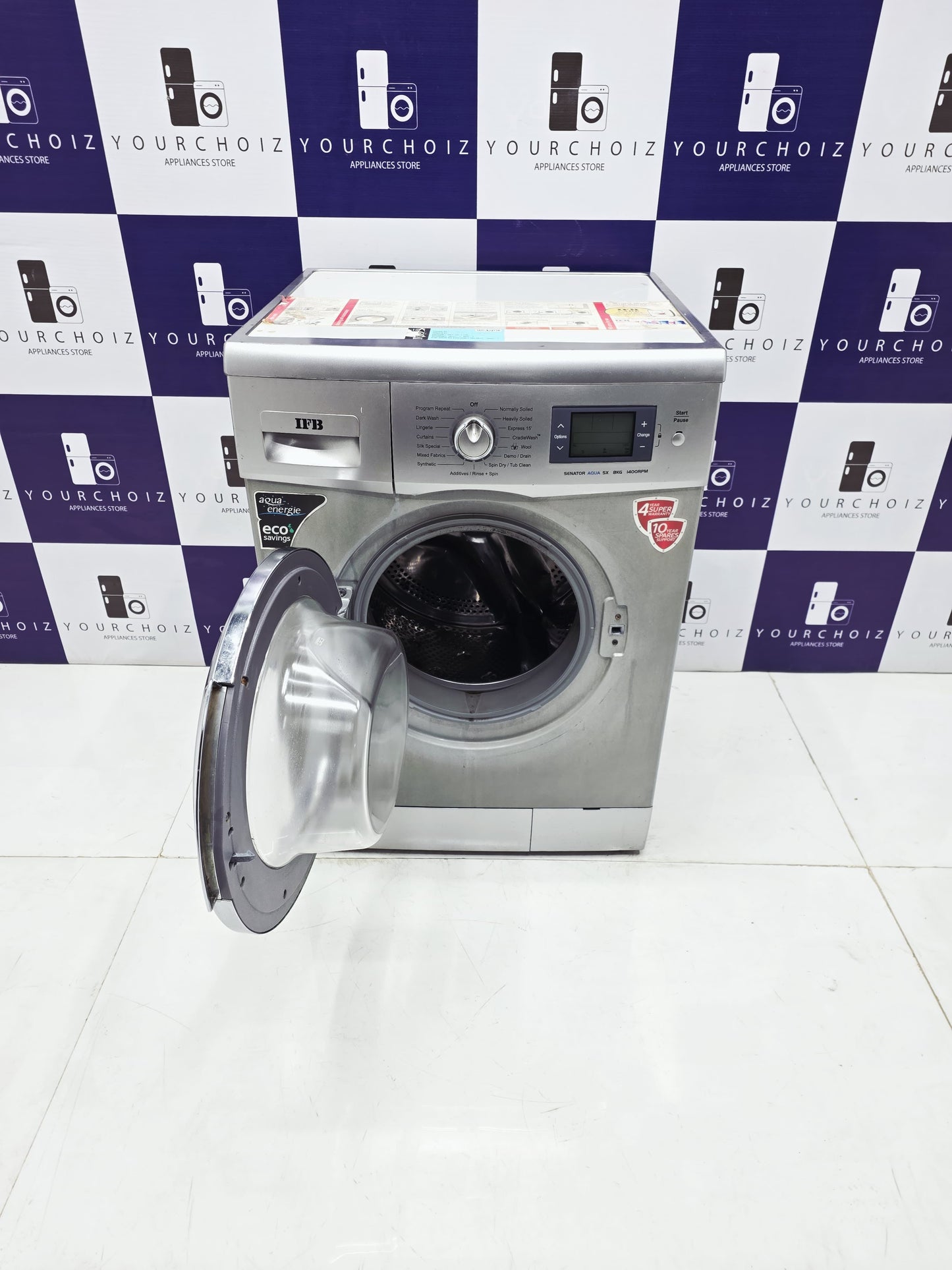 IFB 8kg Front Load Fully Automatic Washing Machine Senator Aqua (Pre-Owned)