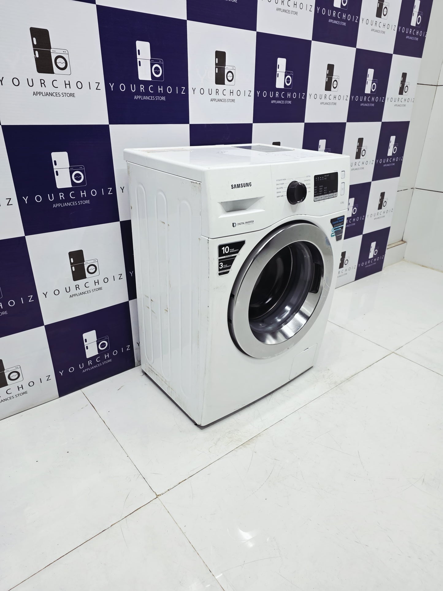 Samsung 6.5kg Front Load Fully Automatic Washing Machine Digital inverter  
(Pre-Owned)