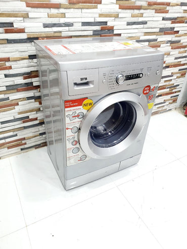 IFB 6 Kg Front Load Fully Automatic Washing Machine – Silver (Refurbished)