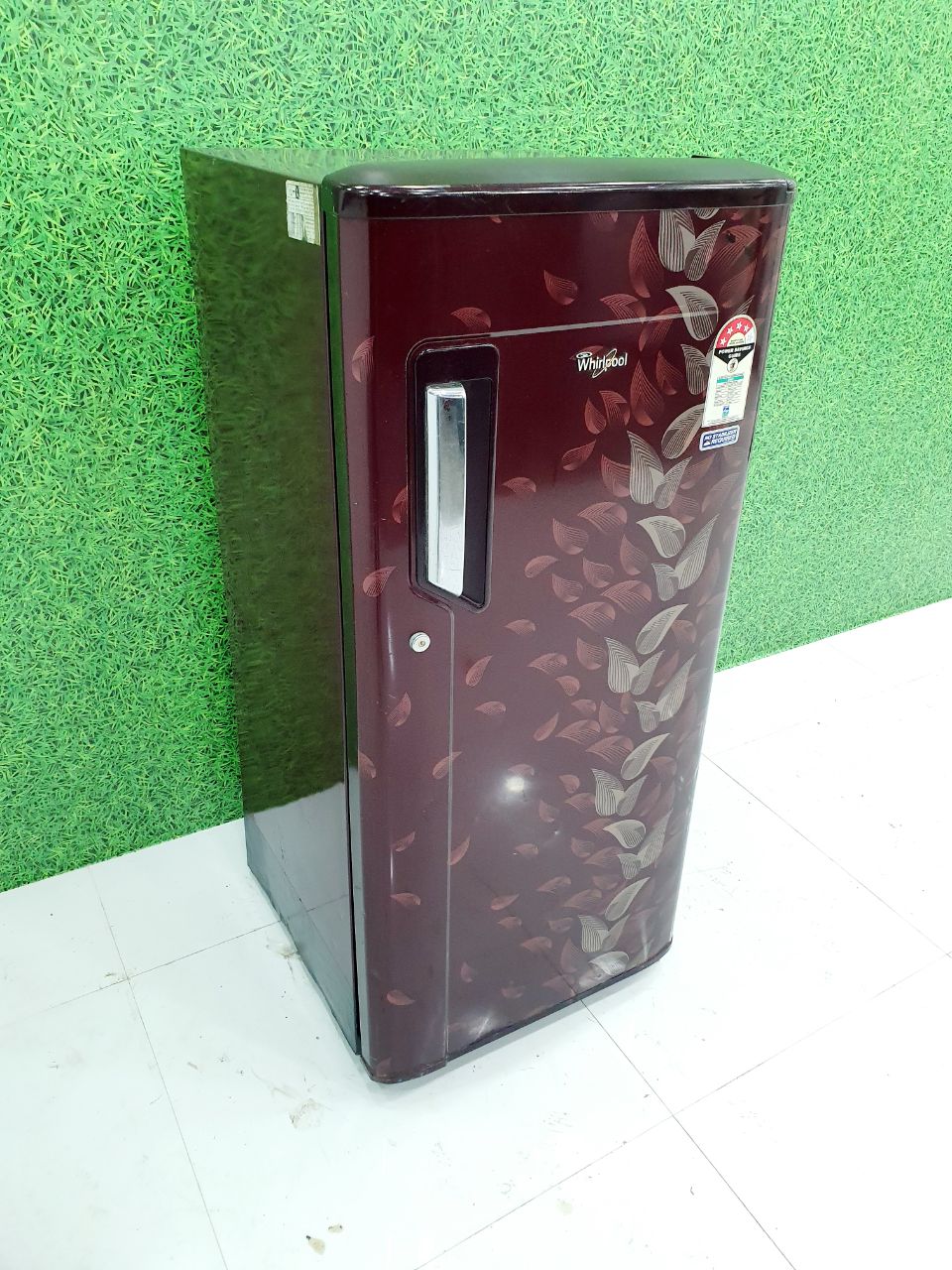 Whirlpool 190–200 L Single Door Refrigerator – Leaf Design (Refurbished