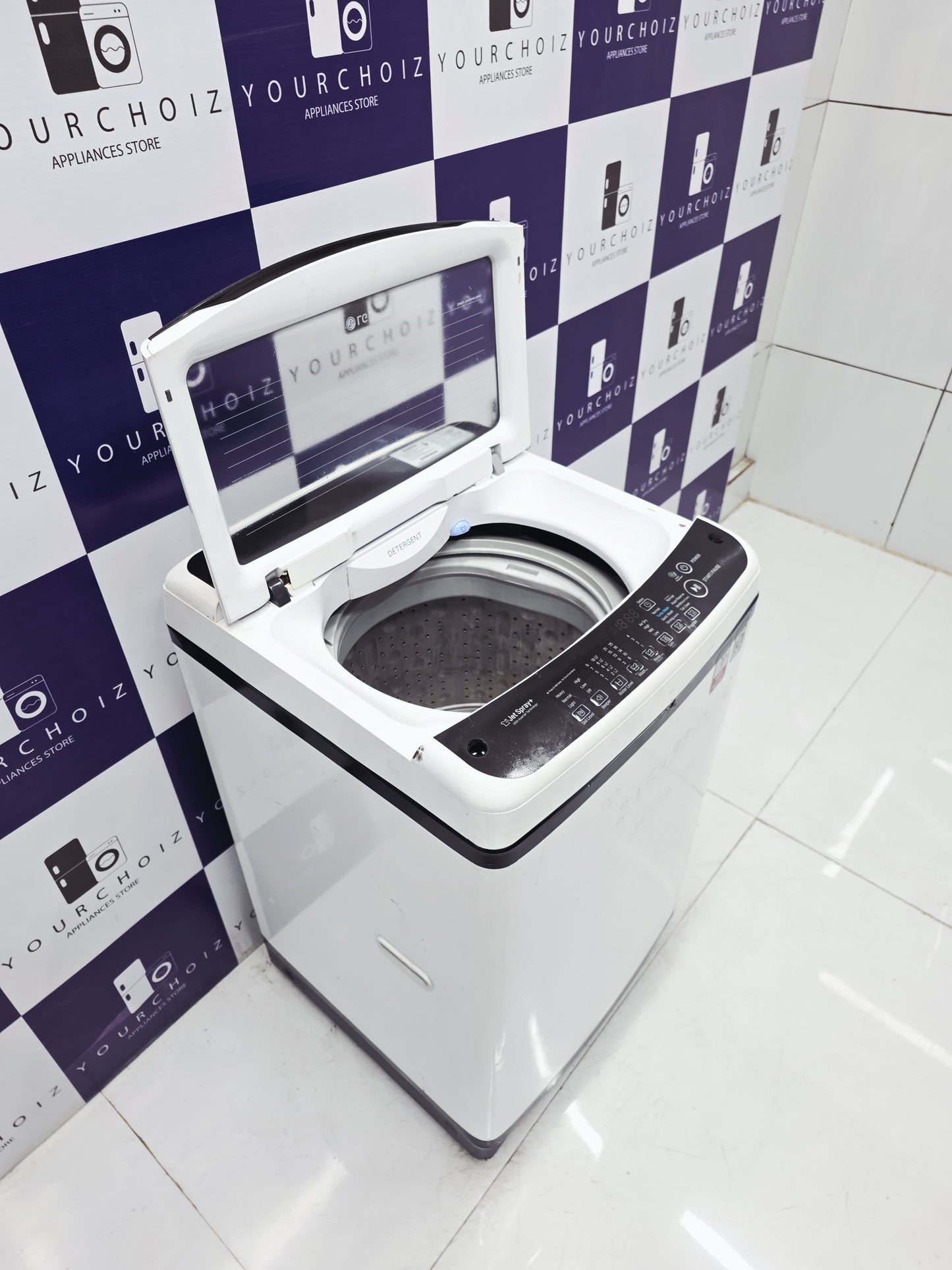 LG 6.5kg Top Load Fully Automatic Washing Machine Smart Inverter  (Pre-Owned)