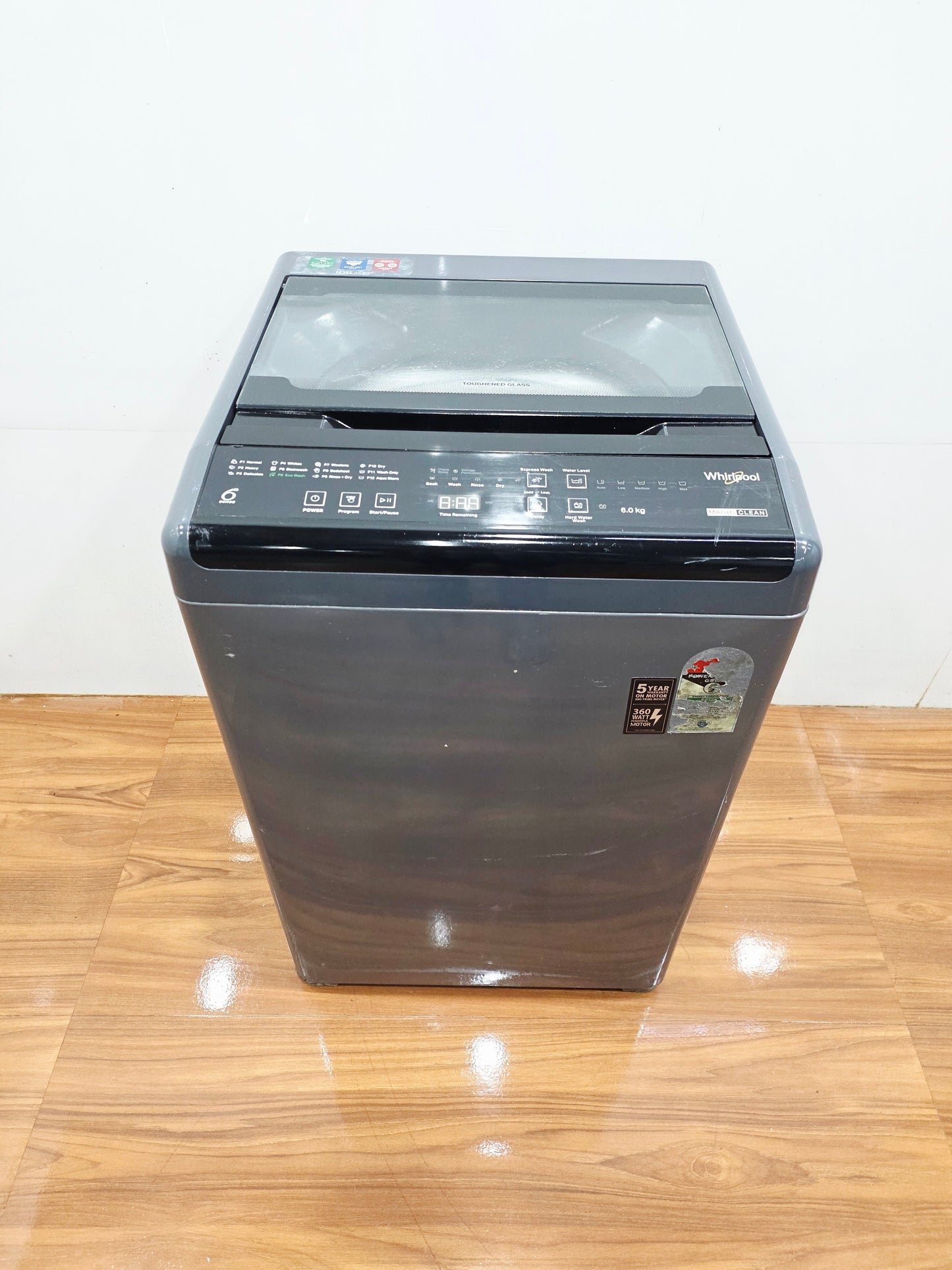 Whirlpool 6 Kg Fully Automatic Top Load Washing Machine – Grey (Refurbished)