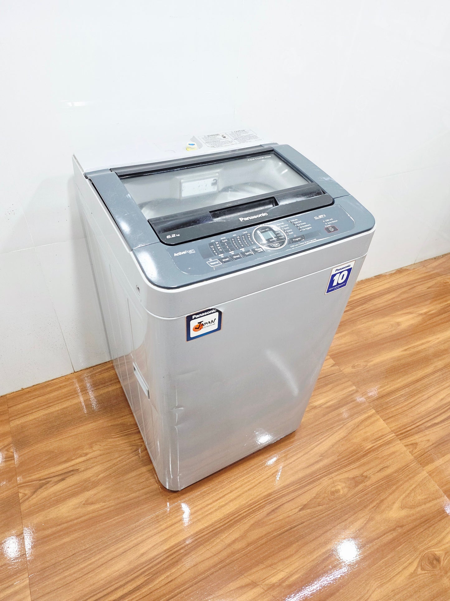 Panasonic 6.2 Kg Fully Automatic Top Load Washing Machine – Silver (Refurbished)