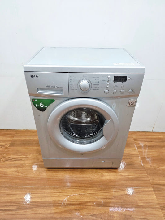 LG 7 Kg Fully Automatic Front Load Washing Machine – Silver (Refurbished)