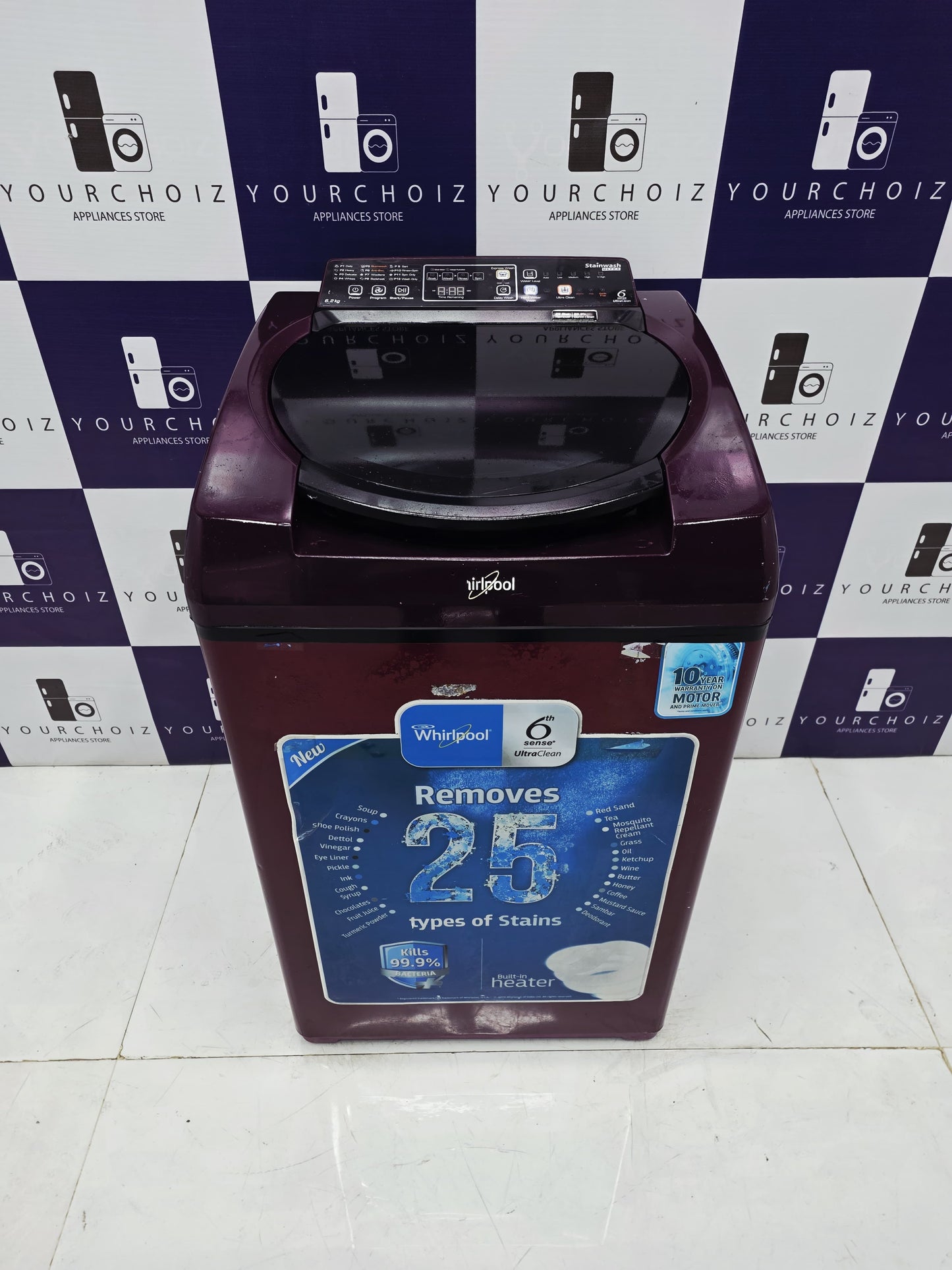 Whirlpool 6.2kg Top Load Fully Automatic Washing Machine Stainwash Ultra  (Pre-Owned)