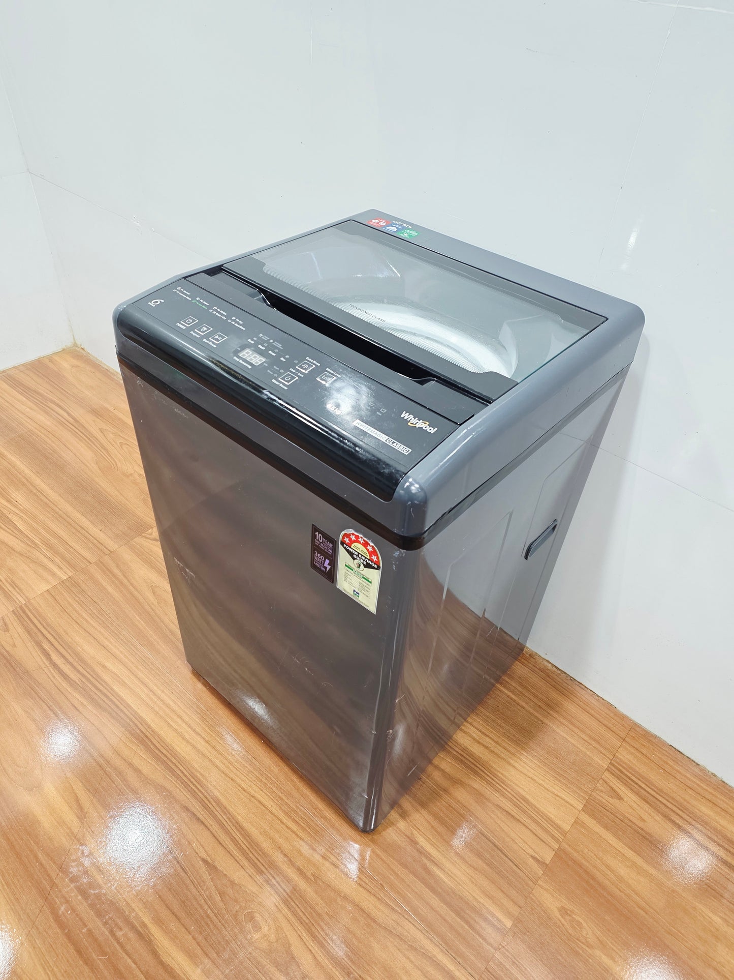 Whirlpool 6.5 Kg Fully Automatic Top Load Washing Machine – Grey (Refurbished)