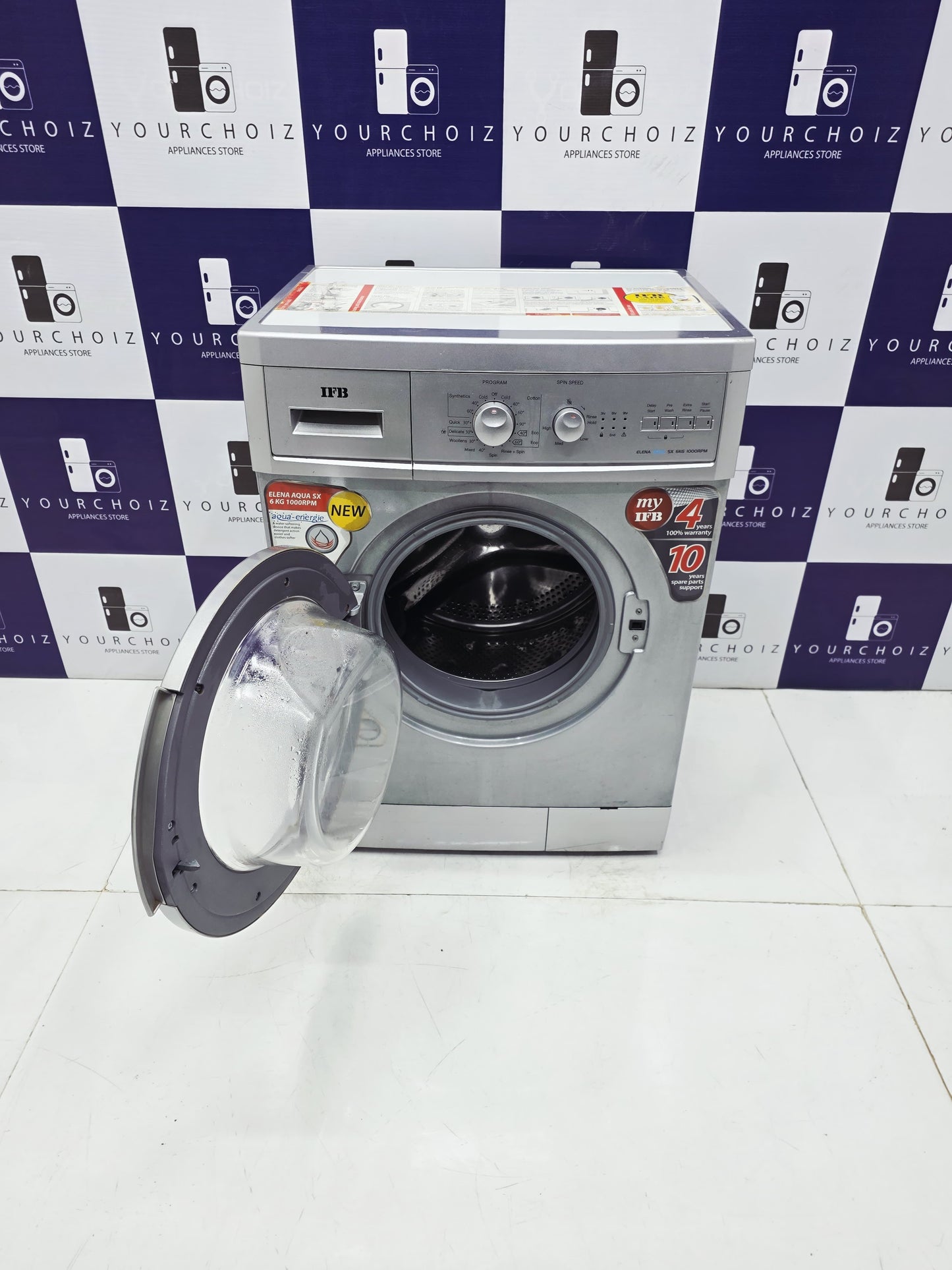 IFB 6kg Front Load Fully Automatic Washing Machine Elena Aqua 5x  
 (Pre-Owned)